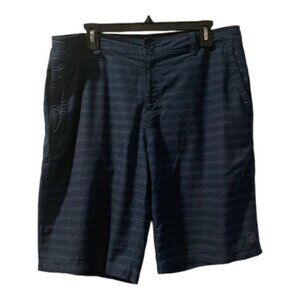 Men's Hang Ten Blue Stripe Hybrid Board Shorts Size 36 EUC #7762